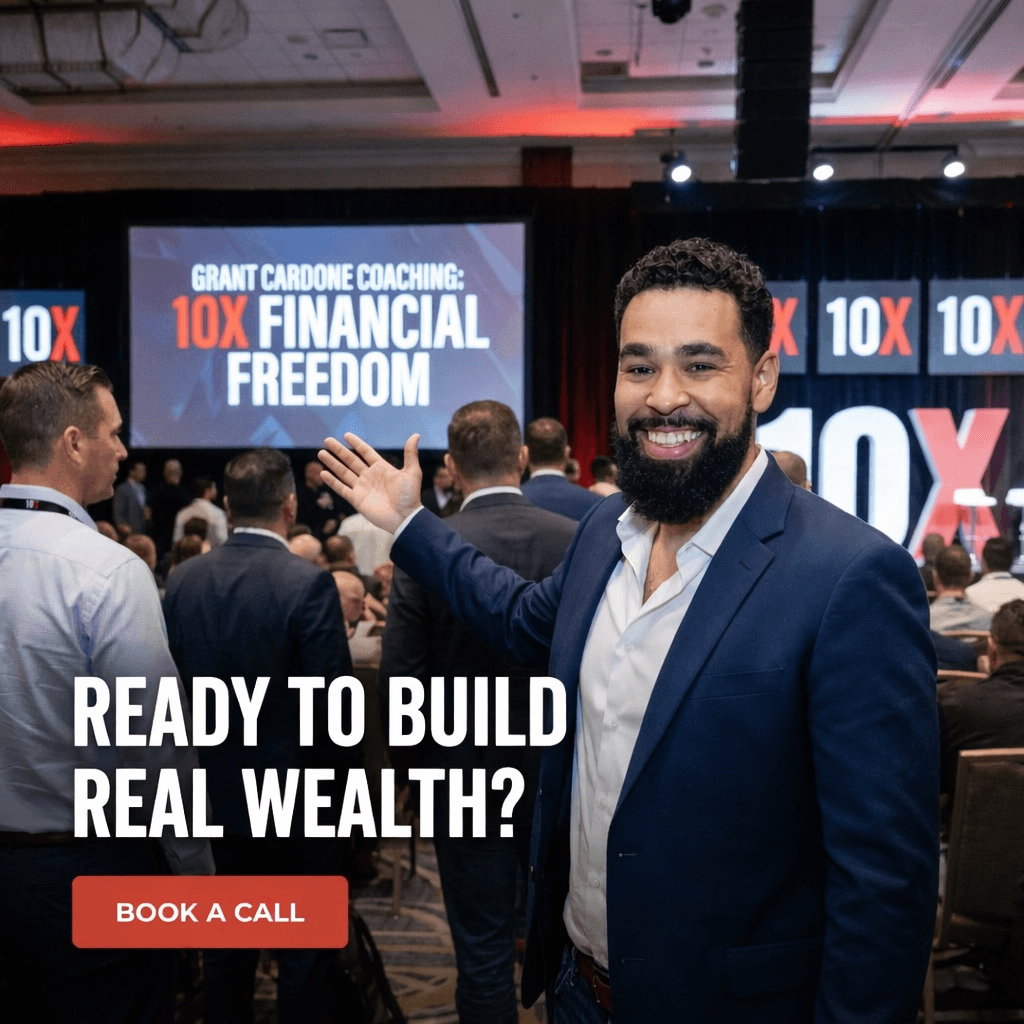Mike Gorius at the Grant Cardone 10X Financial Freedom event — ready to build real wealth? Book a call.